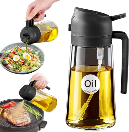 Premium 2-in-1 Oil Dispenser & Spray Bottle