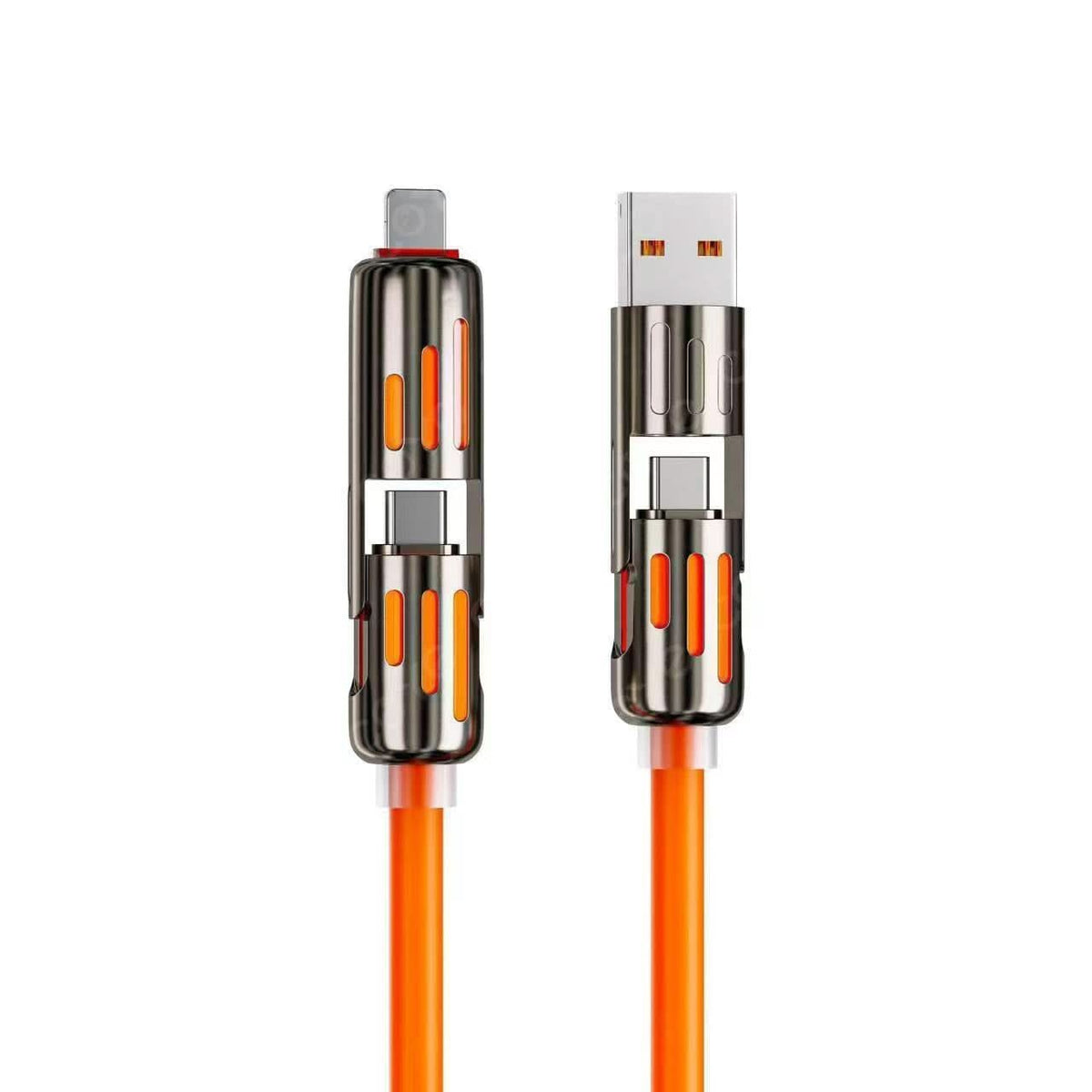 ChargeMax 4X 4-in-1 Charging Cable 6.6ft Black